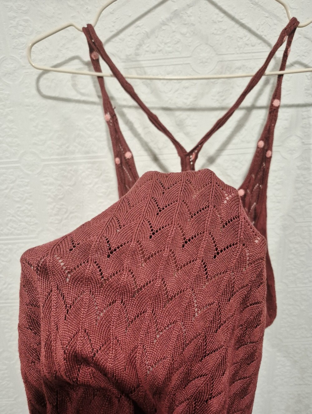Free People Intimately Lazy Daisy Crochet Chemise Midi Dress - Picture 11 of 12